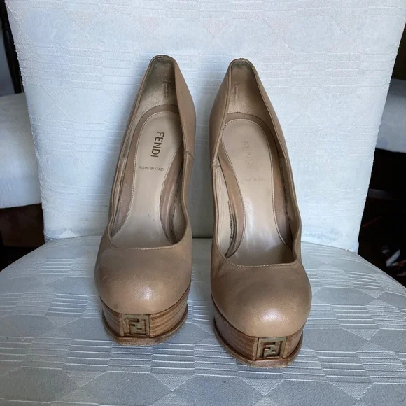 Fendi | Shoes | Fendi Shoes Women High Heels Size 37 Us Size  display picture 1
